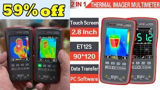 TOOLTOP Thermal Imaging Camera Multimeter 2 IN 1 Thermal Imager IR Camera [upl. by Eetnahc]