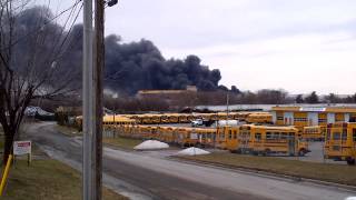 McAsphalt Plant in Oshawa Ontario Burning  Oshawa Fire [upl. by Doty]