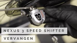 Shimano Nexus 3 speed shifter vervangen [upl. by Phipps]