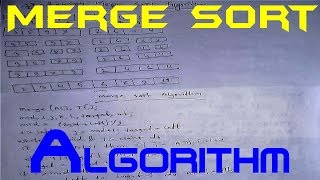 Merge Sort  Merge Sort Algorithm  Merge Sort Algorithm with Example  Merge Sort Pseudo code [upl. by Ylsel]