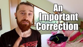 Vlog  An important Correction [upl. by Yramliw780]