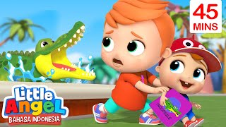 Datang dan Lihat Hewan di Kebun Binatang  Kartun Anak  Little Angel Bahasa Indonesia [upl. by Aed]