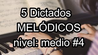 5 Dictados melódicos 4 nivel medio [upl. by Otokam]