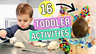 16 Toddler Activities You Can Do at Home  12 year olds [upl. by Restivo989]