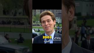 Willem Dafoe😈 willemdafoe actor thenandnow evolution transformation viralvideo foryou new [upl. by Nnairol378]