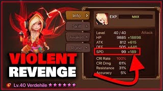 Legend Account With 189 SPEED VIOREV Verdehile  Summoners War [upl. by Zeba713]