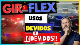 🔴🔵GIROFLEX  Usos DEVIDOS 👍 e INDEVIDOS 👎 das lanternas especiais de emergência 🚨 e alarme sonoro 🔊 [upl. by Norak]