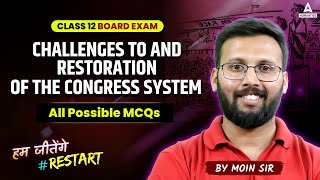 Challenges To And Restoration Of The Congress System Class 12 MCQs  Class 12 Political Science [upl. by Glynnis489]