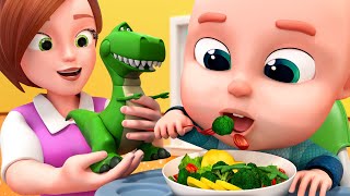 Johny Johny Yes Papa  Yes Yes Vegetables Songs  More Nursery Rhymes amp Kids Songs  Rosoo Songs [upl. by Cailean749]