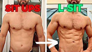 THIS Move Built My 6 PACK  LSit Guide With Progressions [upl. by Mitzl]