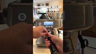 Sage Barista Pro  Flush workflow  routine coffee barista asmr baristalife coffeemagic [upl. by Cotsen]