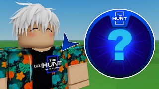 CONSIGUE PIN THE HUNT GRATIS  ÚLTIMO EMBLEMA SECRETO DEL EVENTO HUNT en ROBLOX NOTICIAS [upl. by Atoel]