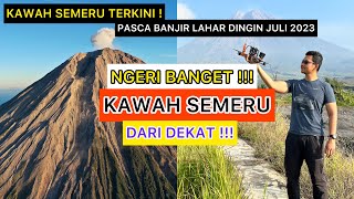 ASLI NGERI  KAWAH GUNUNG SEMERU PASCA BANJIR LAHAR DINGIN [upl. by Aket]