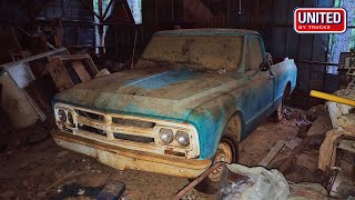 BARN FIND RESURRECTION  1967 GMC Shortbed Truck [upl. by Belier]