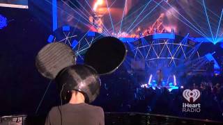 Professional Griefers  deadmau5 ft Gerard Way Live IHeartRadio Festival [upl. by Eiruam]