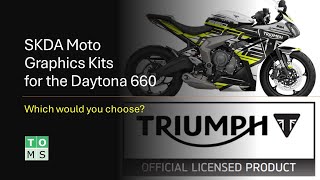 Triumph Daytona 660 Graphics Kits [upl. by Idnyl]