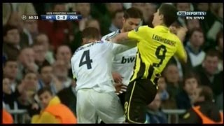 Sergio Ramos amp Cristiano Ronaldo vs Borussia Dortmund 30042013 [upl. by Ardekahs]