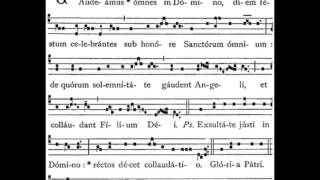 Gaudeamus Omnes in Domino  Introit [upl. by Aitselec]