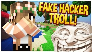 FAKE HACKER GETS TROLLED Minecraft Trolling [upl. by Anelah]