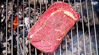 French Charolais Ribeye Steak  Oak Wood fired  Cottage Food [upl. by Umont]