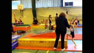 1ère compétition de gymnastique de ma championne♥♥ [upl. by Llenor438]