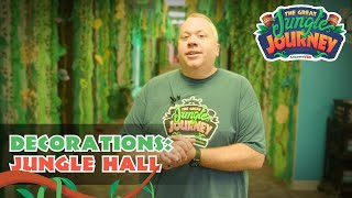 A Fun Jungle Hallway  The Great Jungle Journey VBS Decorations [upl. by Fira]