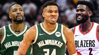 Milwaukee Bucks vs Portland Trail Blazers Full Game Highlights  November 26 2023  202324 Season [upl. by Nagrom709]