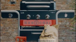 CharBroil Gas2Coal BBQ unboxing and set up [upl. by Patrick790]