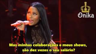 Nicki Minaj  Monster LIVE LegendadoPTBR [upl. by Nelyag851]