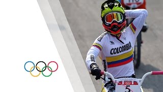 Mariana Pajon COL Wins Womens BMX Cycling Gold Full Race  London 2012 Olympics [upl. by Nylg]