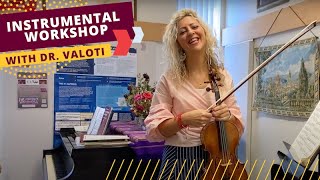 Instrumental Workshop  Viola Études with Dr Alicia Valoti [upl. by Nyl]