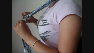 DIY Halter Bra Strap [upl. by Enilarak]