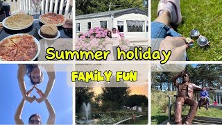 Holidays  Family fun  caravan park  summer 2024 [upl. by Aicirtac]