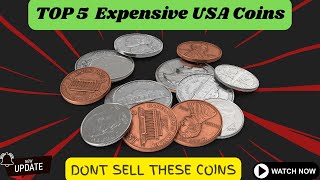 quotTOP ULTRA 5 USA MOST EXPENSIVE Pennies Worth Millions IF YOU HAVE IT CoinsHeritage1 [upl. by Anuhsal]