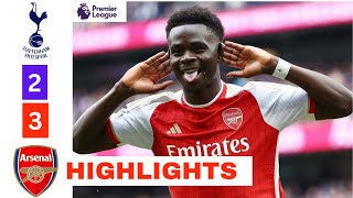 Tottenham vs Arsenal HIGHLIGHTS 23 Havertz Romero Son amp Saka Goal [upl. by Truelove803]