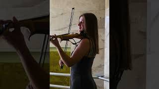 A beautiful violinist romantically performed a hit Subscribe Shorts [upl. by Devina]