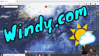 Windycom A Quick Look at this great free weather radar app [upl. by Haddad375]