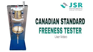 JSR  Canadian standard Freeness Tester  CSF Test [upl. by Clarey531]