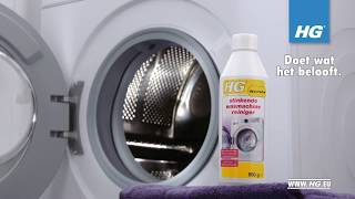 HG stinkende wasmachine reiniger  voor een weer heerlijk fris ruikende wasmachine [upl. by Nabroc]