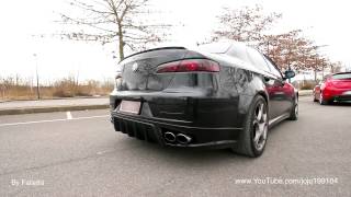 Alfa Romeo 159 19 JTD with AutoDelta Exhaust Sound [upl. by Aivlys]