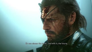 MGSV  The Truth Ending I am Big Boss and you are too cutscene [upl. by Arhoz327]