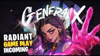 Radiant Gameplay Incoming  Valorant  GENERAL X Live  valorant live [upl. by Kawai]