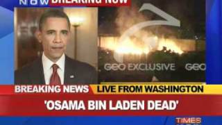 AlQaeda Leader Osama Bin Laden Killed In Pakistan [upl. by Lapham]