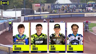 Heat 11  British Under 19 Final  OXFORD SPEEDWAY TV 2024 [upl. by Lilith]