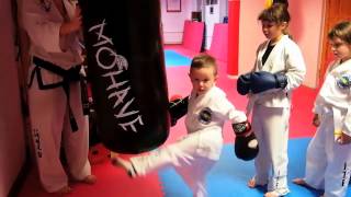 TAEKWONDO KIDS 48 years old TRAINING  Centrum Sztuk Walk TKD Wesoła [upl. by Lenneuq]