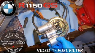 BMW R1150GS Full Service Video4  Fuel Filter Replacement [upl. by Einnoj]