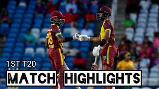 West Indies vs South Africa 1st T20 Match Full Highlights 2024  West Indies vs South Africa 2024 [upl. by Xirdnek623]