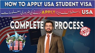 How To Apply USA Student Visa  Student Visa For USA  Study In Abroad [upl. by Bonner]