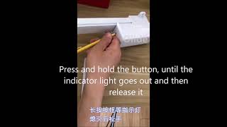 How to Pair Wireless Remote Control with Olide OS101 Smart Sliding Window Opener [upl. by Bryn]