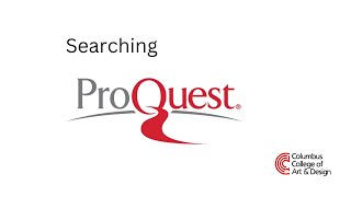 Searching ProQuest 202425 [upl. by Einegue]